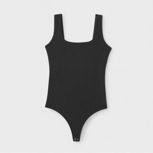 Abercrombie & Fitch Cotton-Blend Seamless Fabric Tank Bodysuit